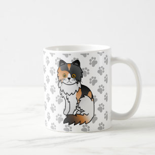 Illustratie van een schattige cartoon cavia Perzis Koffiemok