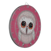 Illustratie van een schattige kleine uil dartbord (Voorkant Links)