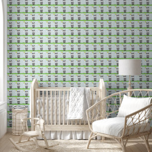 Illustratie van een schattige panda behang