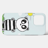 Illustratie van een schattige panda Case-Mate iPhone case (Achterkant (horizontaal))