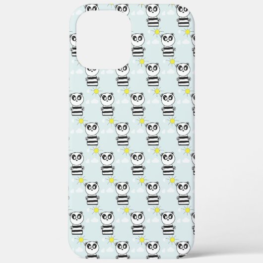 Illustratie van een schattige panda Case-Mate iPhone case (Achterkant)