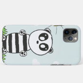 Illustratie van een schattige panda Case-Mate iPhone case (Achterkant (horizontaal))