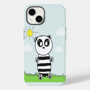 Illustratie van een schattige panda iPhone 14 hoesje