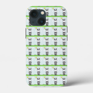 Illustratie van een schattige panda iPhone 13 mini hoesje
