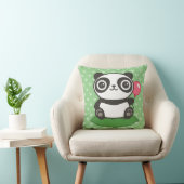 Illustratie van een schattige panda kussen (Stoel)