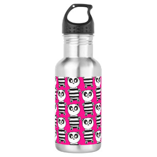 Illustratie van een schattige panda waterfles 