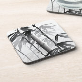 Illustratie van een schilderij met oosterse stijl bier onderzetter (Linkerzijde)