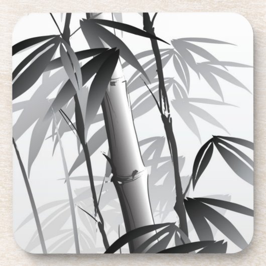 Illustratie van een schilderij met oosterse stijl bier onderzetter (Voorkant)