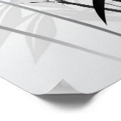 Illustratie van een schilderij met oosterse stijl poster (Hoek)