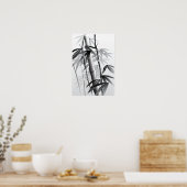 Illustratie van een schilderij met oosterse stijl poster (Keuken)