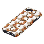 illustratie van een serie teddyberen op wit Case-Mate iPhone case (Onderkant)