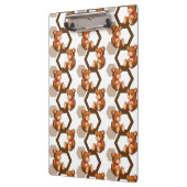 illustratie van een serie teddyberen op wit klembord (Links)