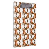 illustratie van een serie teddyberen op wit klembord (Rechts)