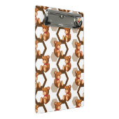 illustratie van een serie teddyberen op wit mini klembord (Schuin)