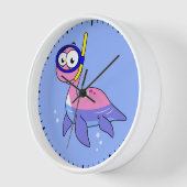 Illustratie van een snorkelend monster van Loch Ne (Hoek)