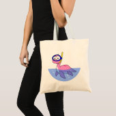 Illustratie van een snorkelend monster van Loch Ne Tote Bag (Voorkant (product))