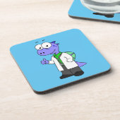 Illustratie van een Spinosaurus-arts. Bier Onderzetter (Linkerzijde)