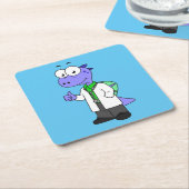 Illustratie van een Spinosaurus-arts. Kartonnen Onderzetters (Schuin)