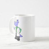 Illustratie van een Spinosaurus-arts. Koffiemok (Voorkant links)