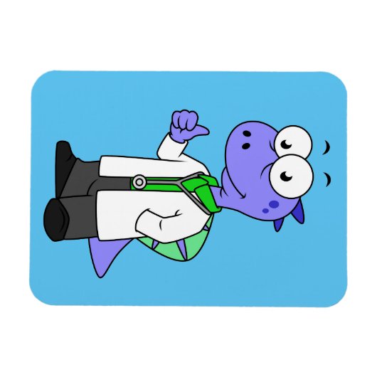 Illustratie van een Spinosaurus-arts. Magneet (Horizontaal)