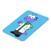 Illustratie van een Spinosaurus-arts. Magneet (Linkerzijde)