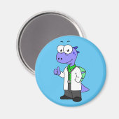 Illustratie van een Spinosaurus-arts. Magneet (Voorkant / Achterkant)