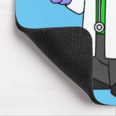 Illustratie van een Spinosaurus-arts. Muismat (Hoek)