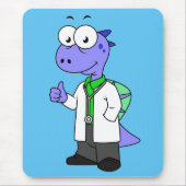 Illustratie van een Spinosaurus-arts. Muismat (Voorkant)