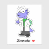 Illustratie van een Spinosaurus-arts. Sticker (Vel)