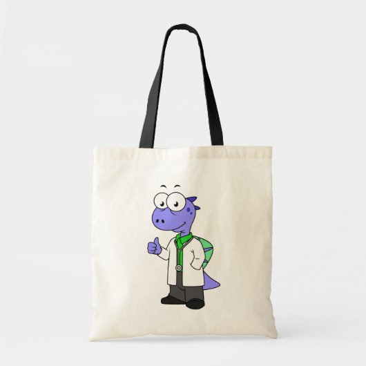 Illustratie van een Spinosaurus-arts. Tote Bag (Voorkant)
