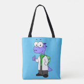 Illustratie van een Spinosaurus-arts. Tote Bag (Achterkant)