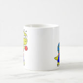 Illustratie van een Spinosaurus boksen. Koffiemok (Center)