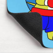 Illustratie van een Spinosaurus boksen. Muismat (Hoek)