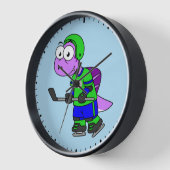 Illustratie van een Spinosaurus hockeyer. (Hoek)