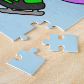 Illustratie van een Spinosaurus hockeyer. Legpuzzel (Zijkant)