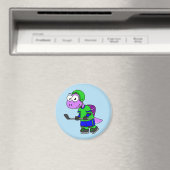 Illustratie van een Spinosaurus hockeyer. Magneet (Insitu (Vaatwasser))