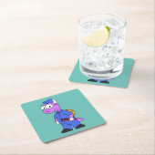 Illustratie van een Spinosaurus loodgieter. Kartonnen Onderzetters (Insitu)