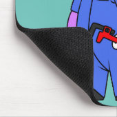 Illustratie van een Spinosaurus loodgieter. Muismat (Hoek)