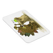 Illustratie van een stegosaurus die een drankje Dr Magneet (Rechterzijde)