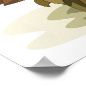 Illustratie van een stegosaurus die een drankje Dr Poster (Hoek)