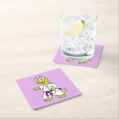 Illustratie van een stegosaurus die karate beoefen kartonnen onderzetters (Insitu)