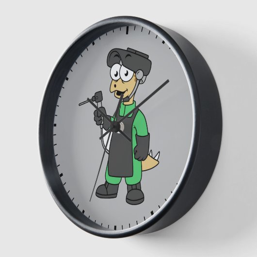 Illustratie van een Stegosaurus-lasser. (Hoek)