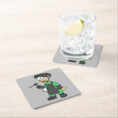 Illustratie van een Stegosaurus-lasser. Kartonnen Onderzetters (Insitu)