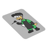 Illustratie van een Stegosaurus-lasser. Magneet (Rechterzijde)