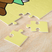 Illustratie van een Stegosaurus piraat, Jack Sparr Legpuzzel (Zijkant)