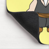 Illustratie van een Stegosaurus piraat, Jack Sparr Muismat (Hoek)