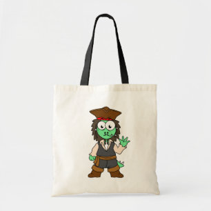 Illustratie van een Stegosaurus piraat, Jack Sparr Tote Bag