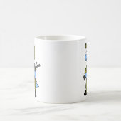 Illustratie van een Stegosaurus soldaat. Koffiemok (Center)