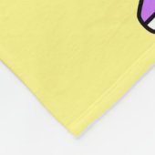 Illustratie van een Stegosaurus verpleegster. Fleece Deken (Hoek)