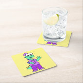 Illustratie van een Stegosaurus verpleegster. Kartonnen Onderzetters (Insitu)